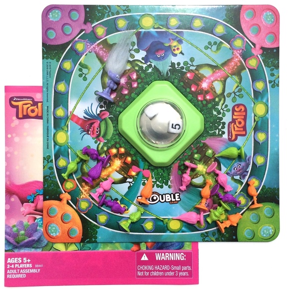 Hasbro Trolls in Trouble Pop-O-Matic Trouble Game - Picture 3 of 3